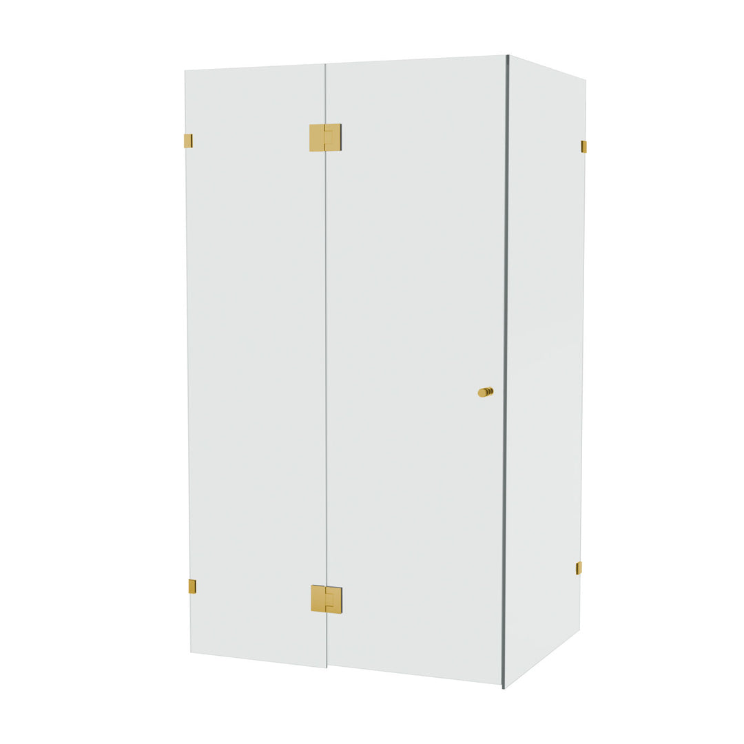 10mm Frameless Shower Screen Front & Return 1200x900mm