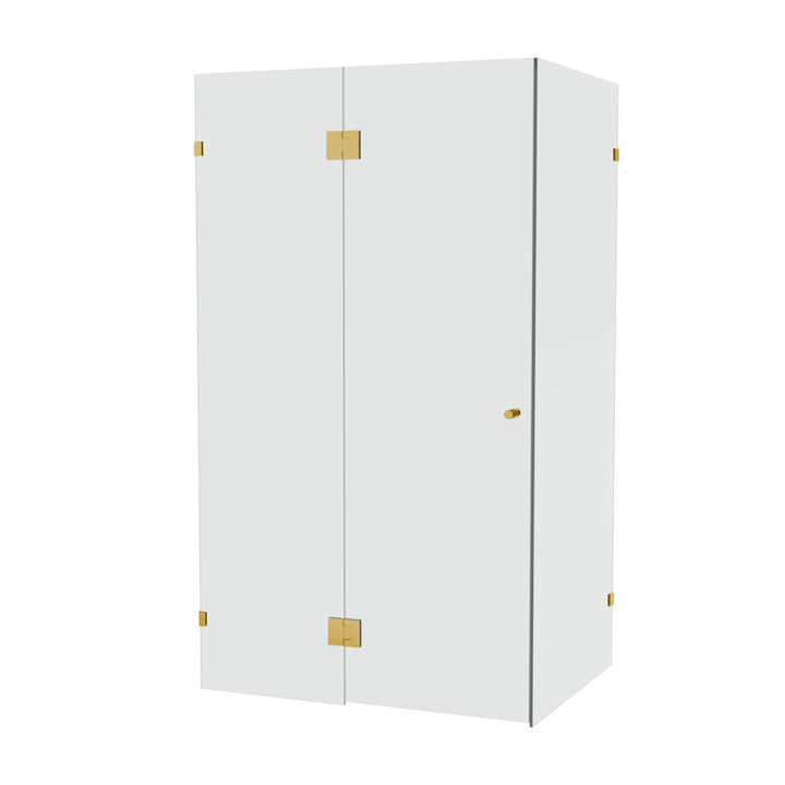 10mm Frameless Shower Screen Front & Return 1200x900mm