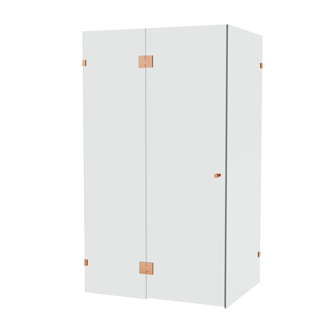 10mm Frameless Shower Screen Front & Return 1200x900mm