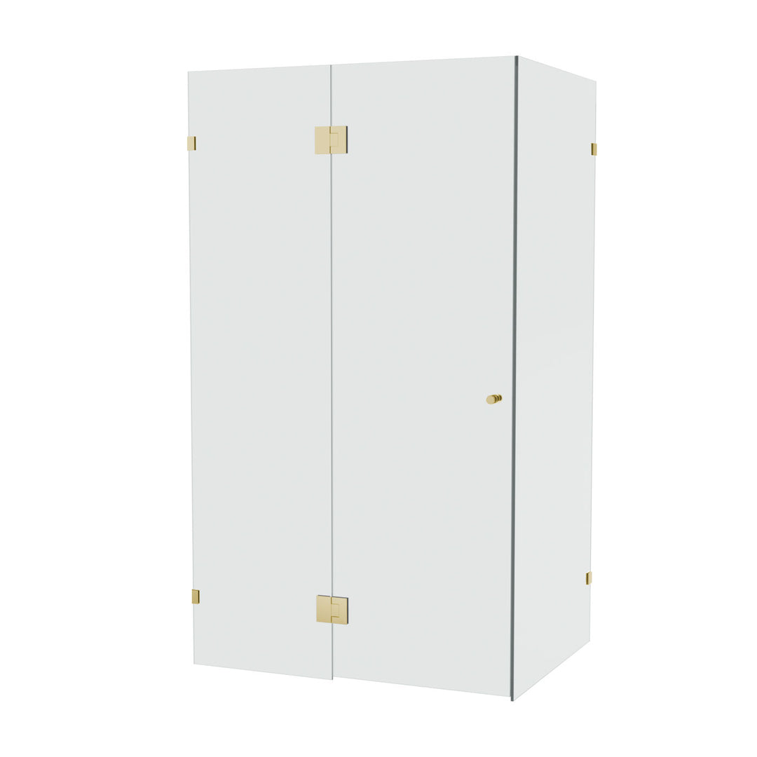 10mm Frameless Shower Screen Front & Return 1200x900mm