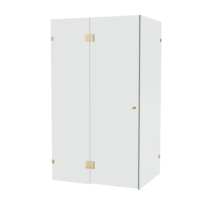 10mm Frameless Shower Screen Front & Return 1200x900mm