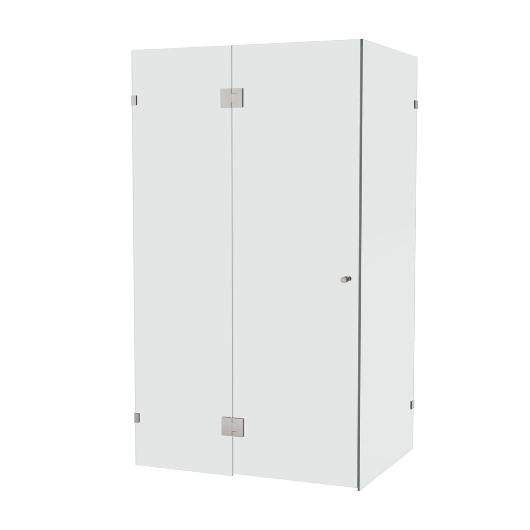 10mm Frameless Shower Screen Front & Return 1200x900mm