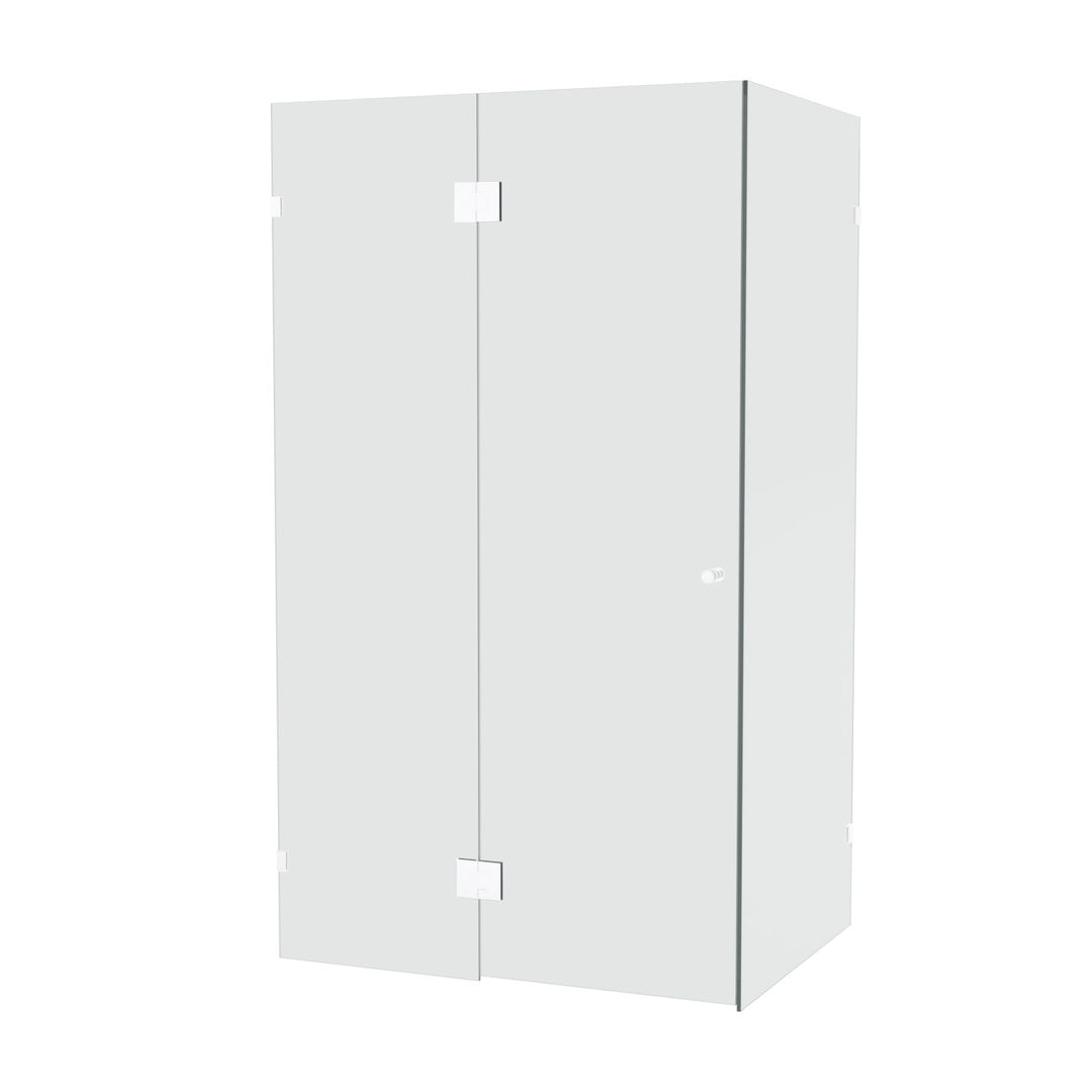 10mm Frameless Shower Screen Front & Return 1200x900mm