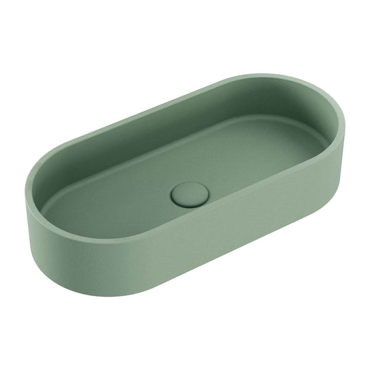 Alba Pill Concrete Above Counter Basin 600x280mm