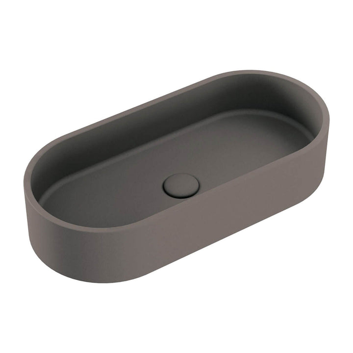Alba Pill Concrete Above Counter Basin 600x280mm