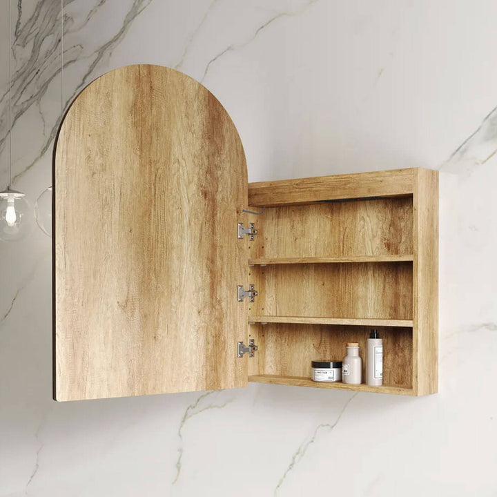 Archie LED Mirror Shaving Cabinet Arched 900x600mm