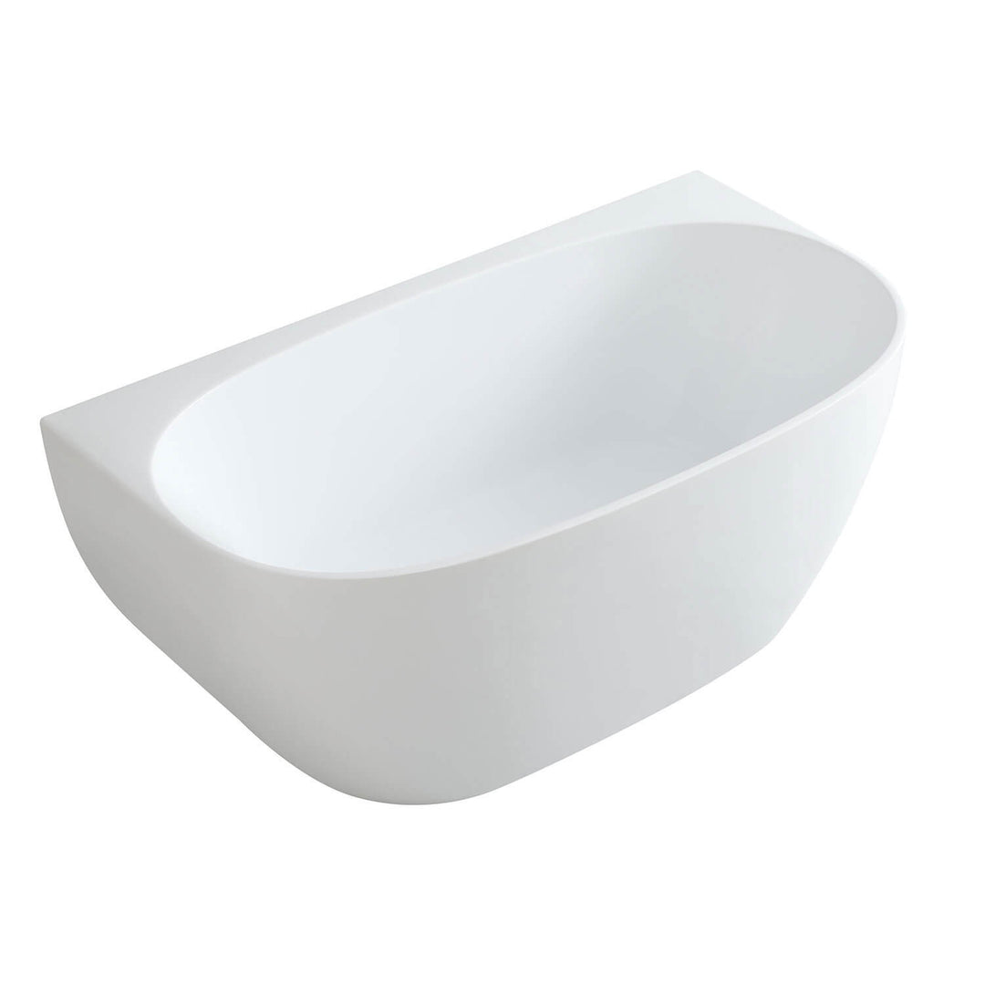 Atlantic Curved Back to Wall Bathtub