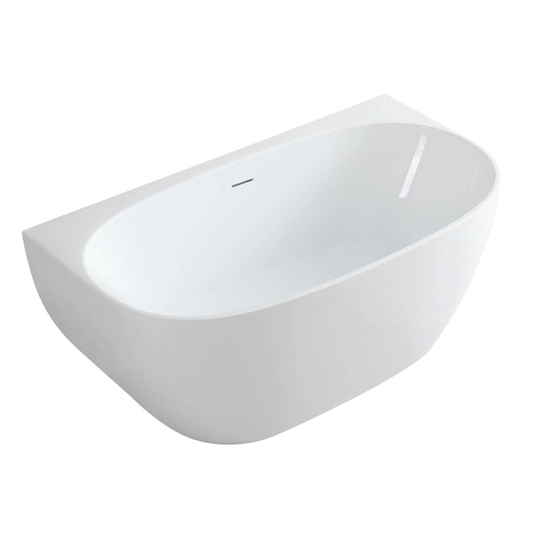 Atlantic Curved Back to Wall Bathtub