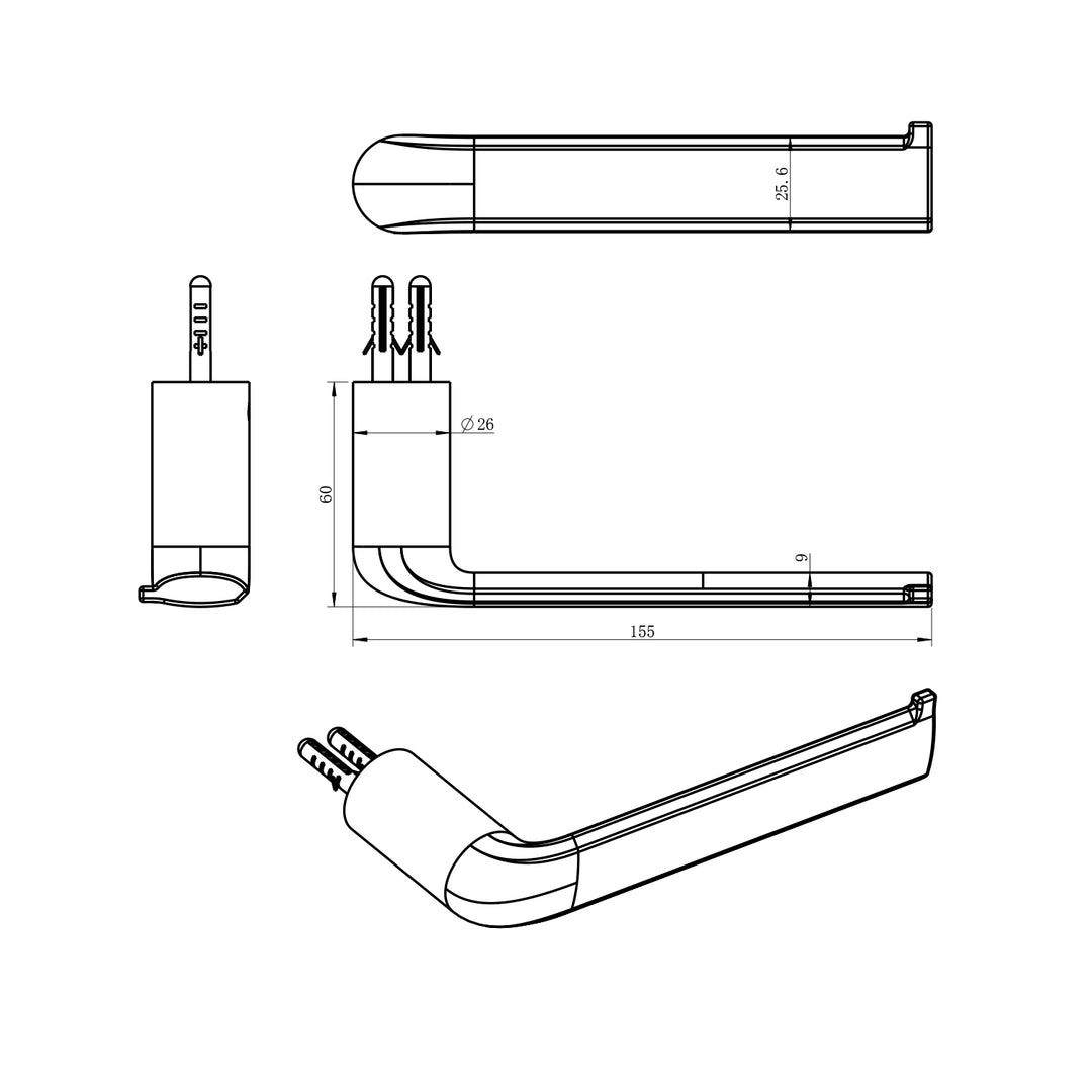 Berlin Toilet Roll Holder