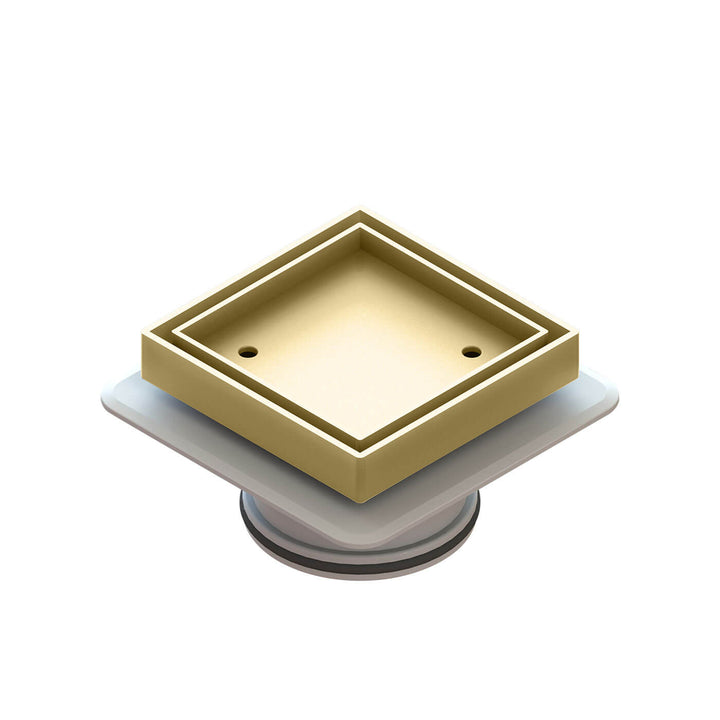 Bermuda Slimline Tile Insert Floor Waste 100x100mm