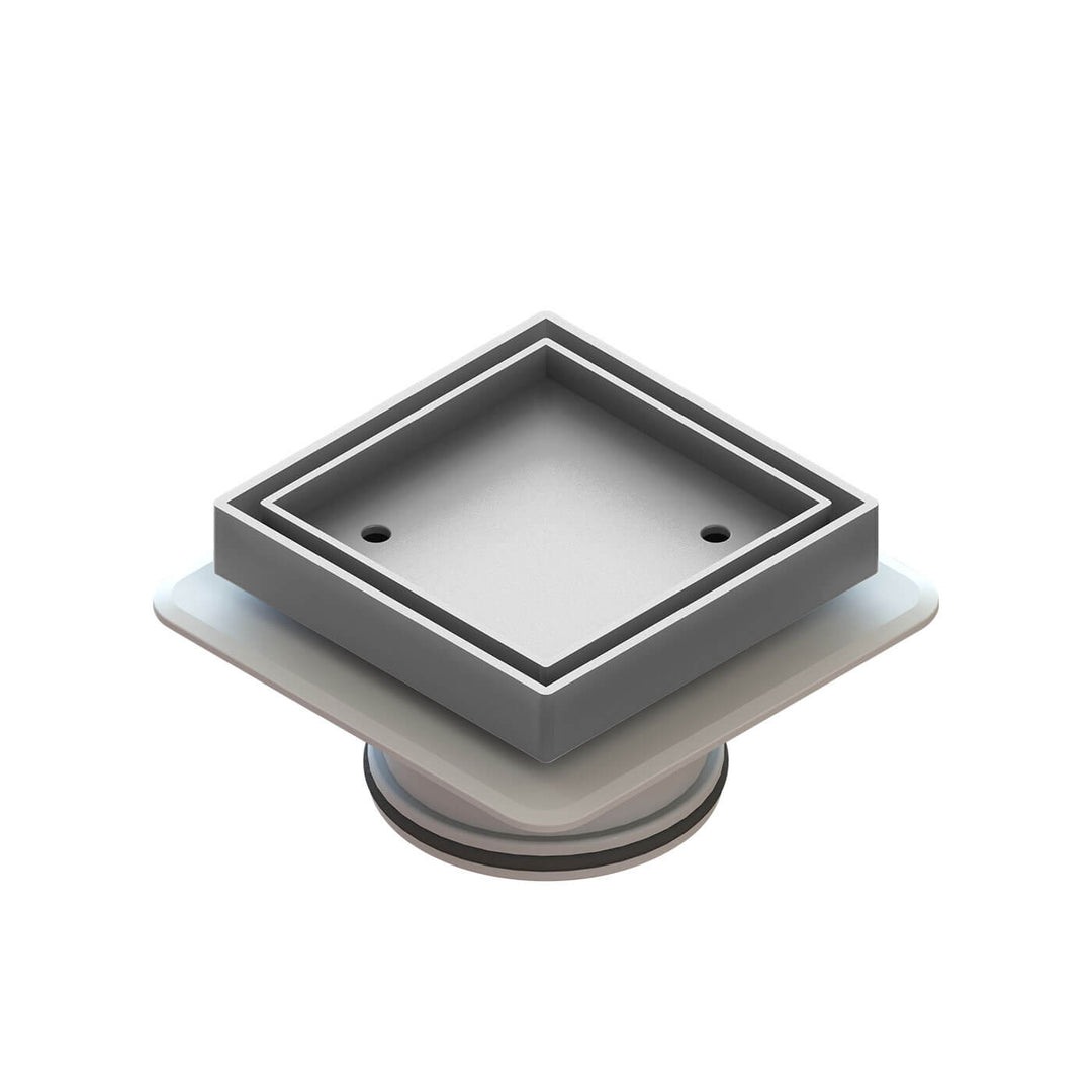 Bermuda Slimline Tile Insert Floor Waste 100x100mm