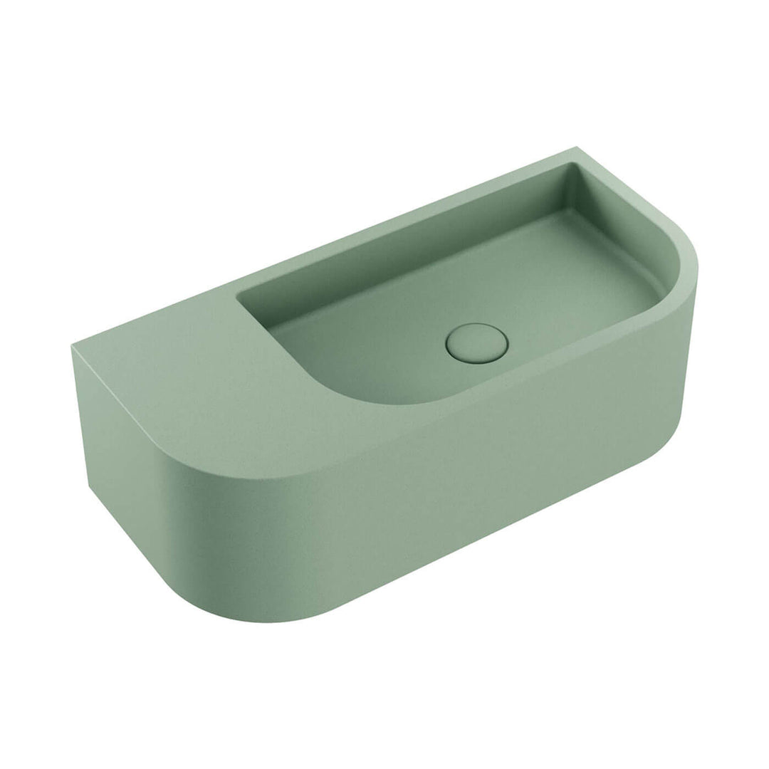 Blanca Concrete Wall Hung Basin 650x300mm