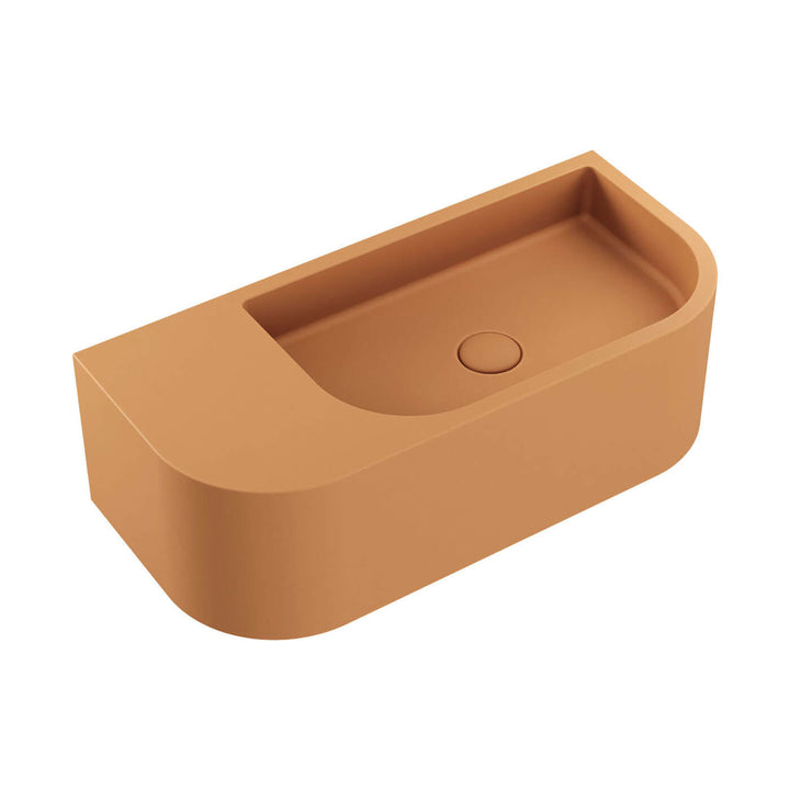Blanca Concrete Wall Hung Basin 650x300mm