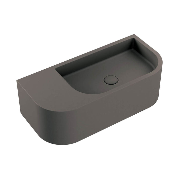 Blanca Concrete Wall Hung Basin 650x300mm