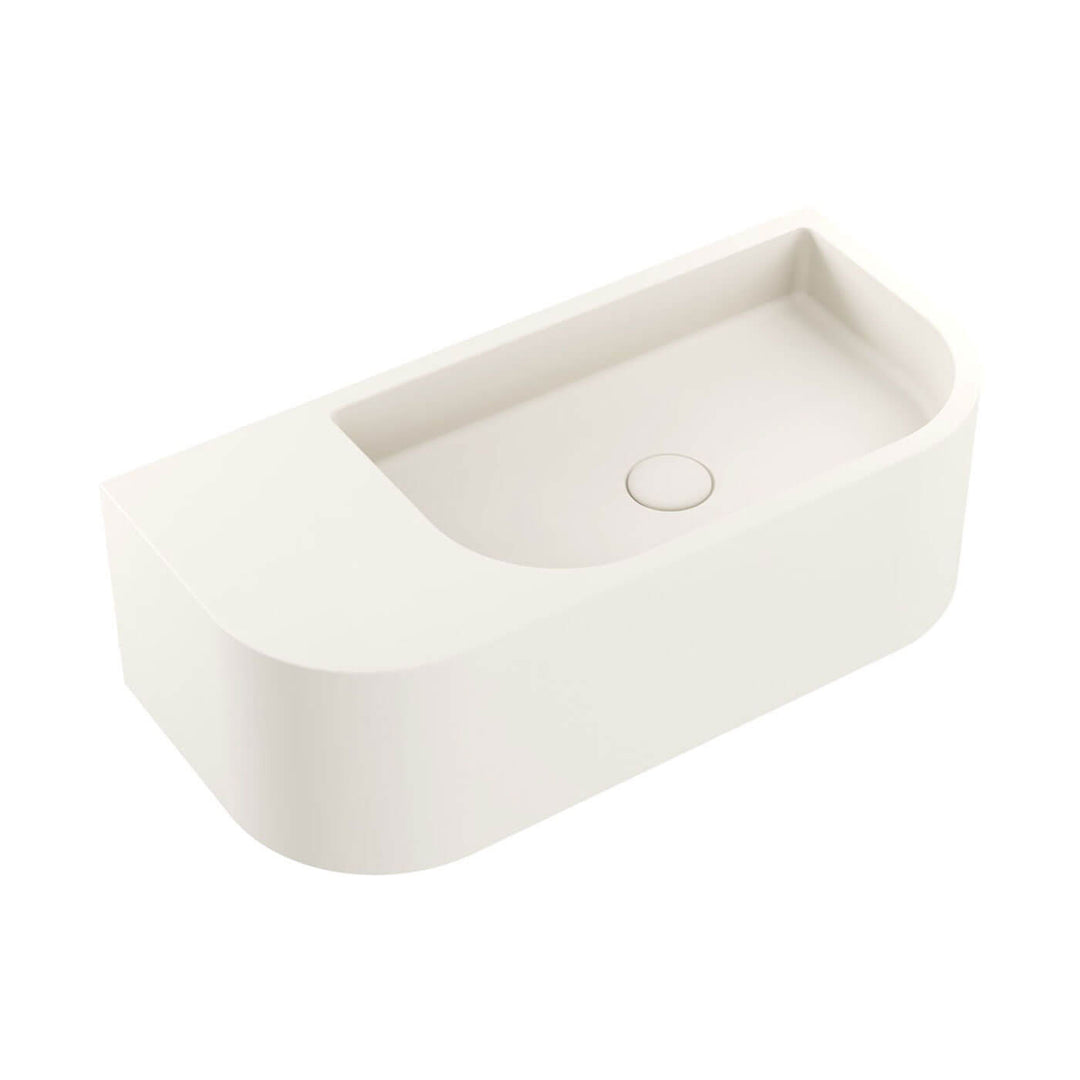Blanca Concrete Wall Hung Basin 650x300mm