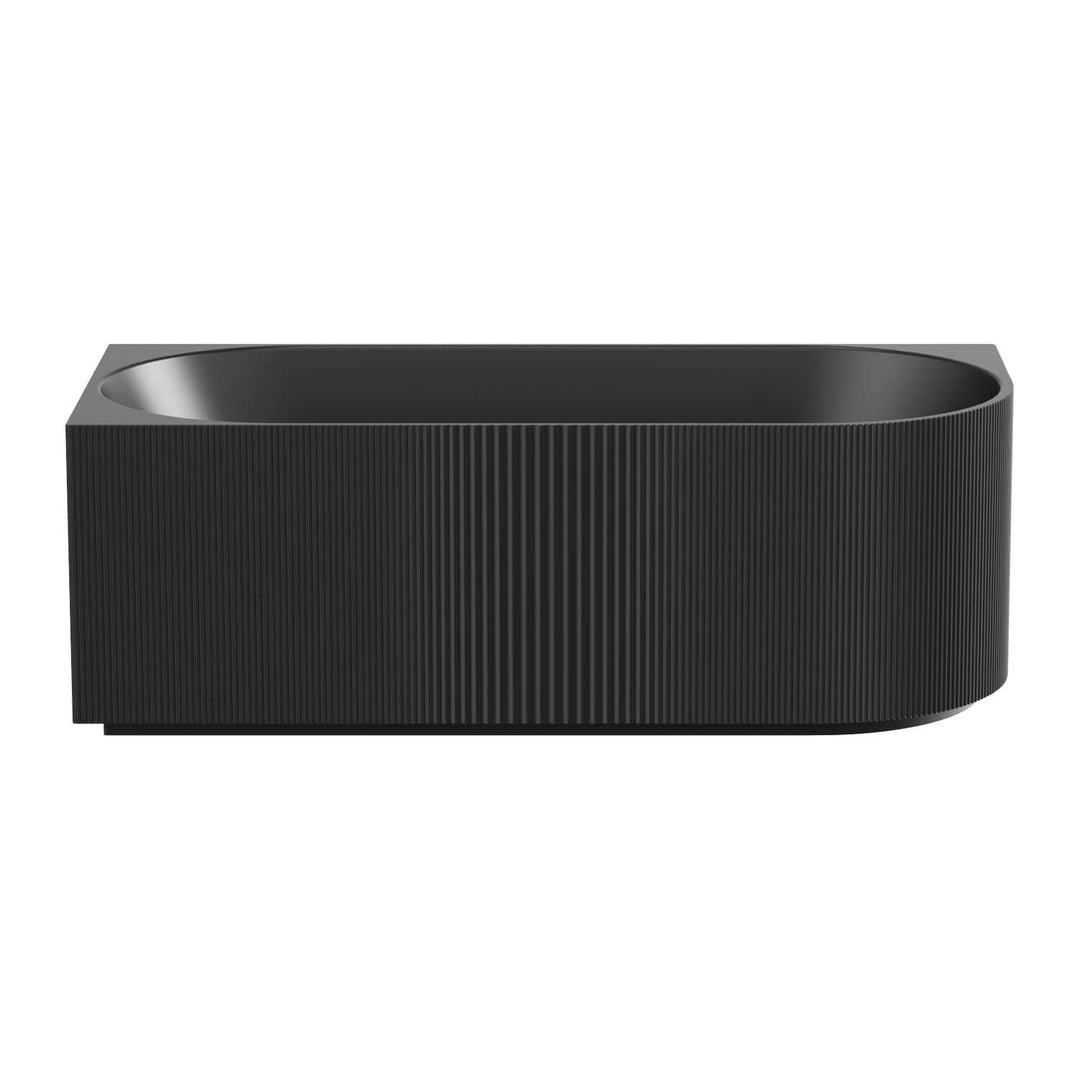 Capri Fluted Groove Corner Bathtub