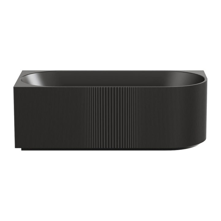 Capri Fluted Groove Corner Bathtub