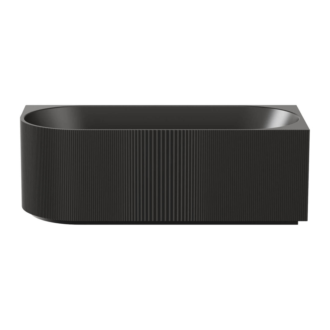 Capri Fluted Groove Corner Bathtub