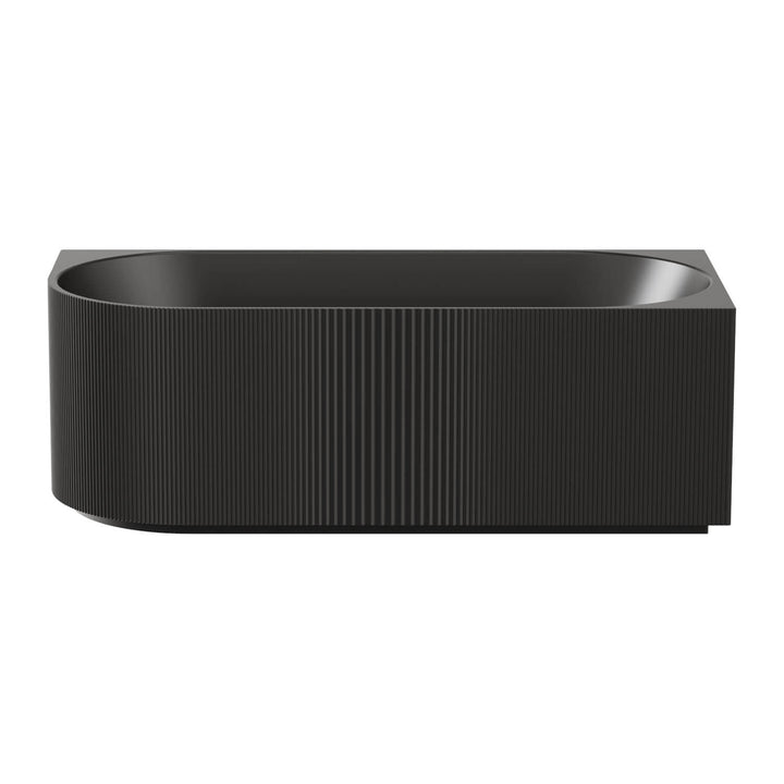 Capri Fluted Groove Corner Bathtub