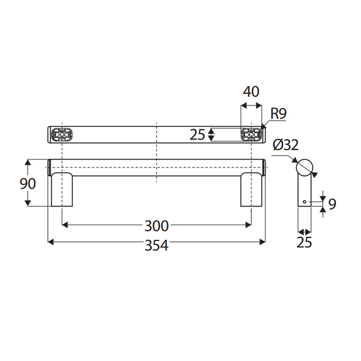 Care Slimline Grab Rail