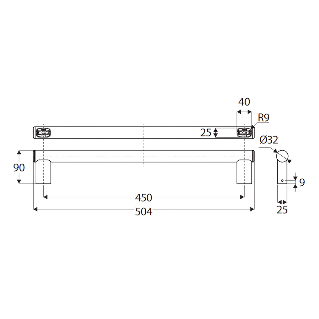 Care Slimline Grab Rail