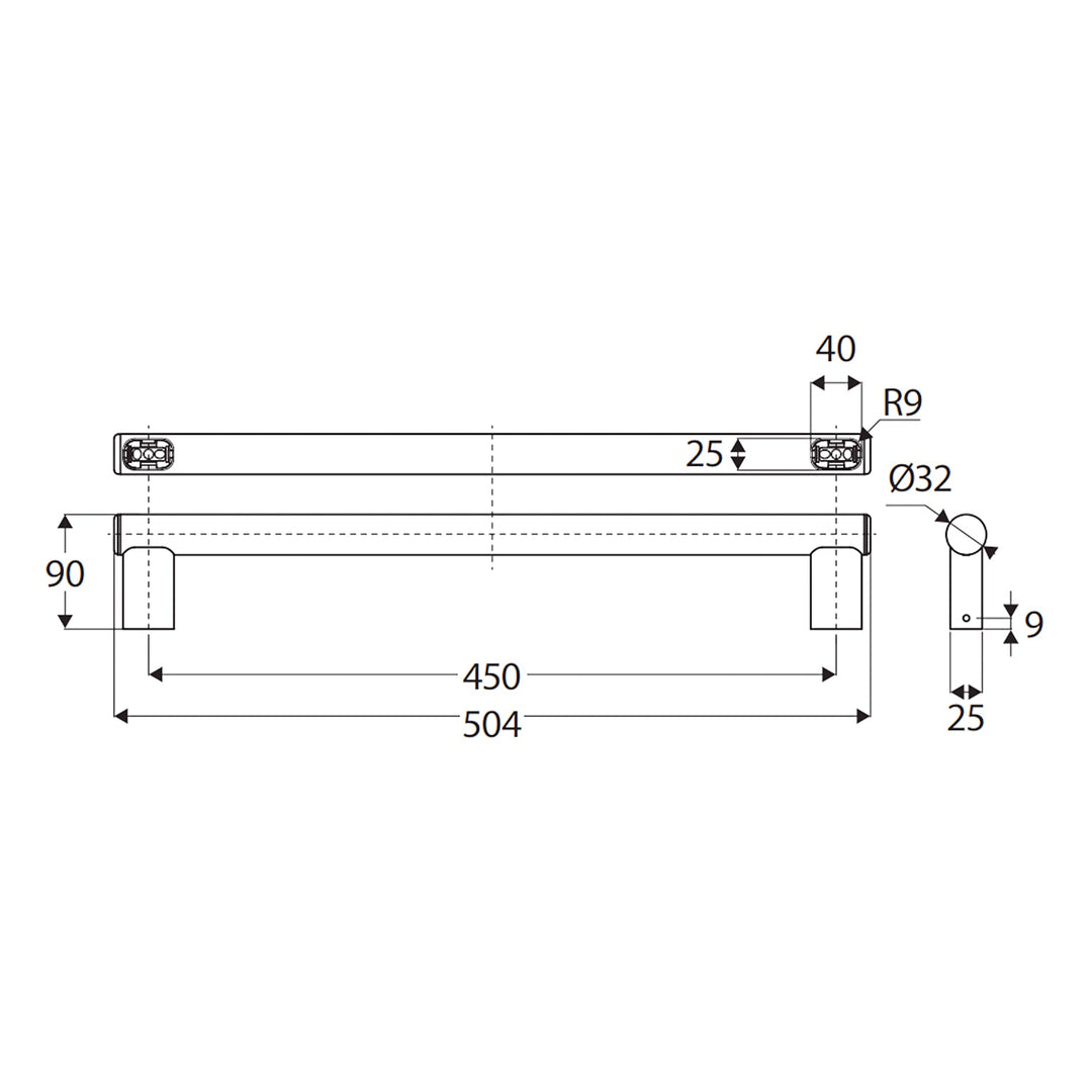 Care Slimline Grab Rail