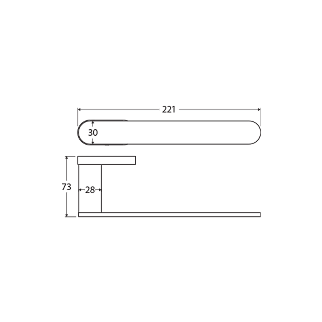 Empire Slim Hand Towel Holder