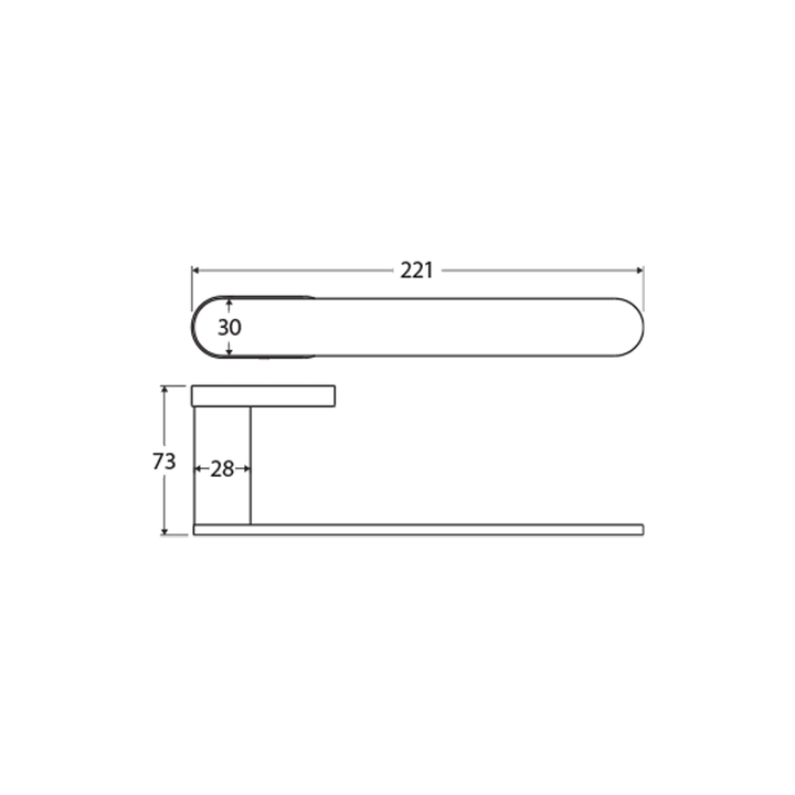 Empire Slim Hand Towel Holder
