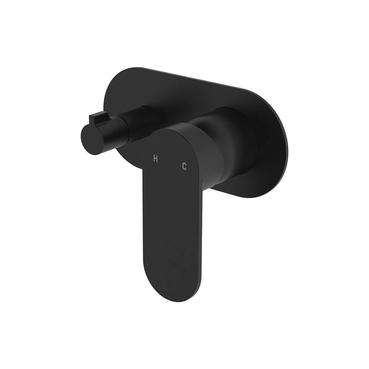 Empire Slim Horizontal Single Plate Diverter Wall Mixer