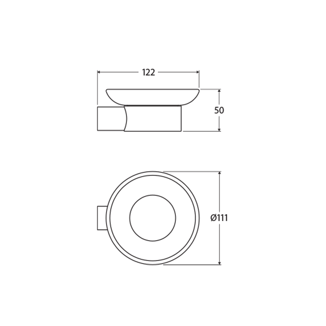 Empire Slim Soap Dish