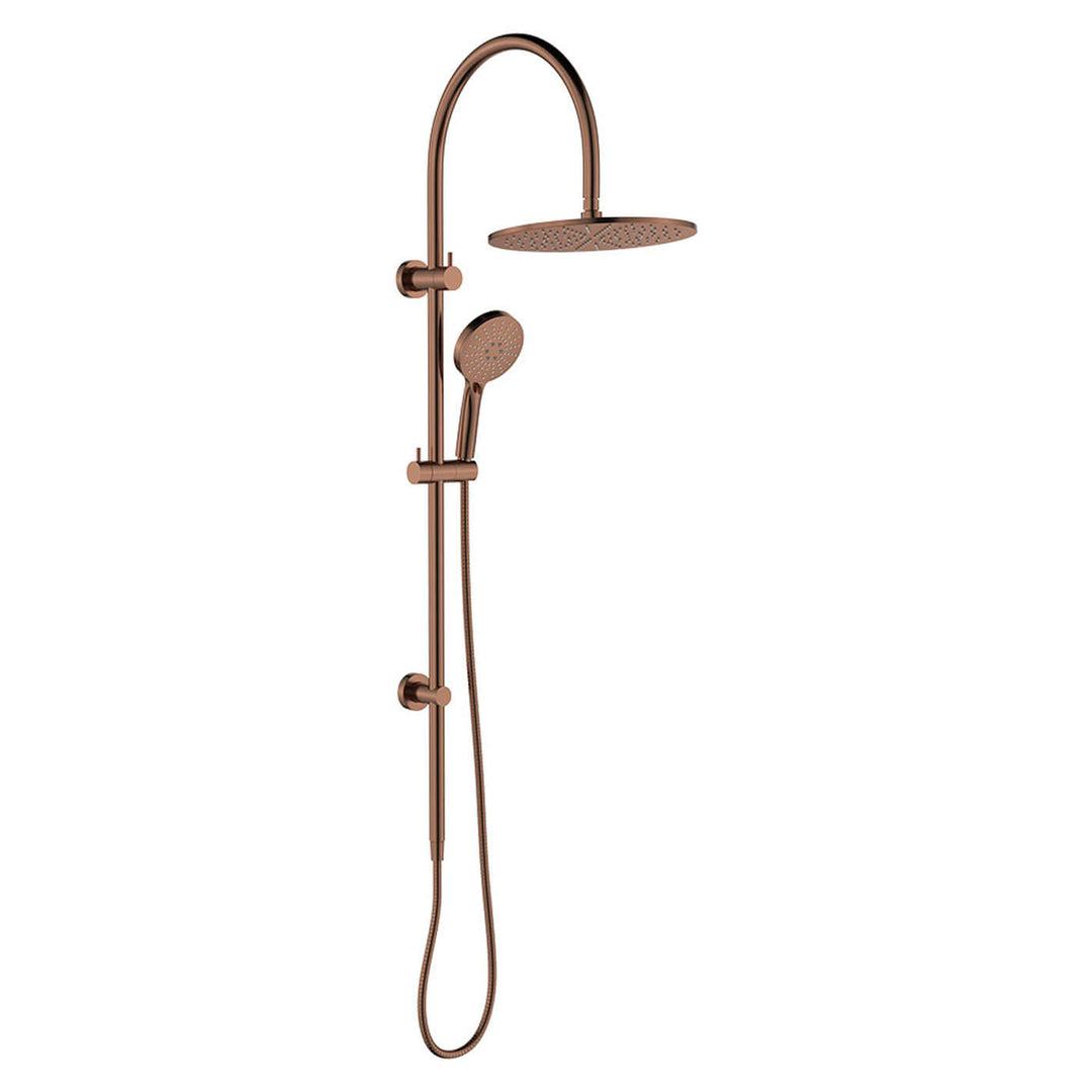 Empire Slim Twin Gooseneck Shower Rail