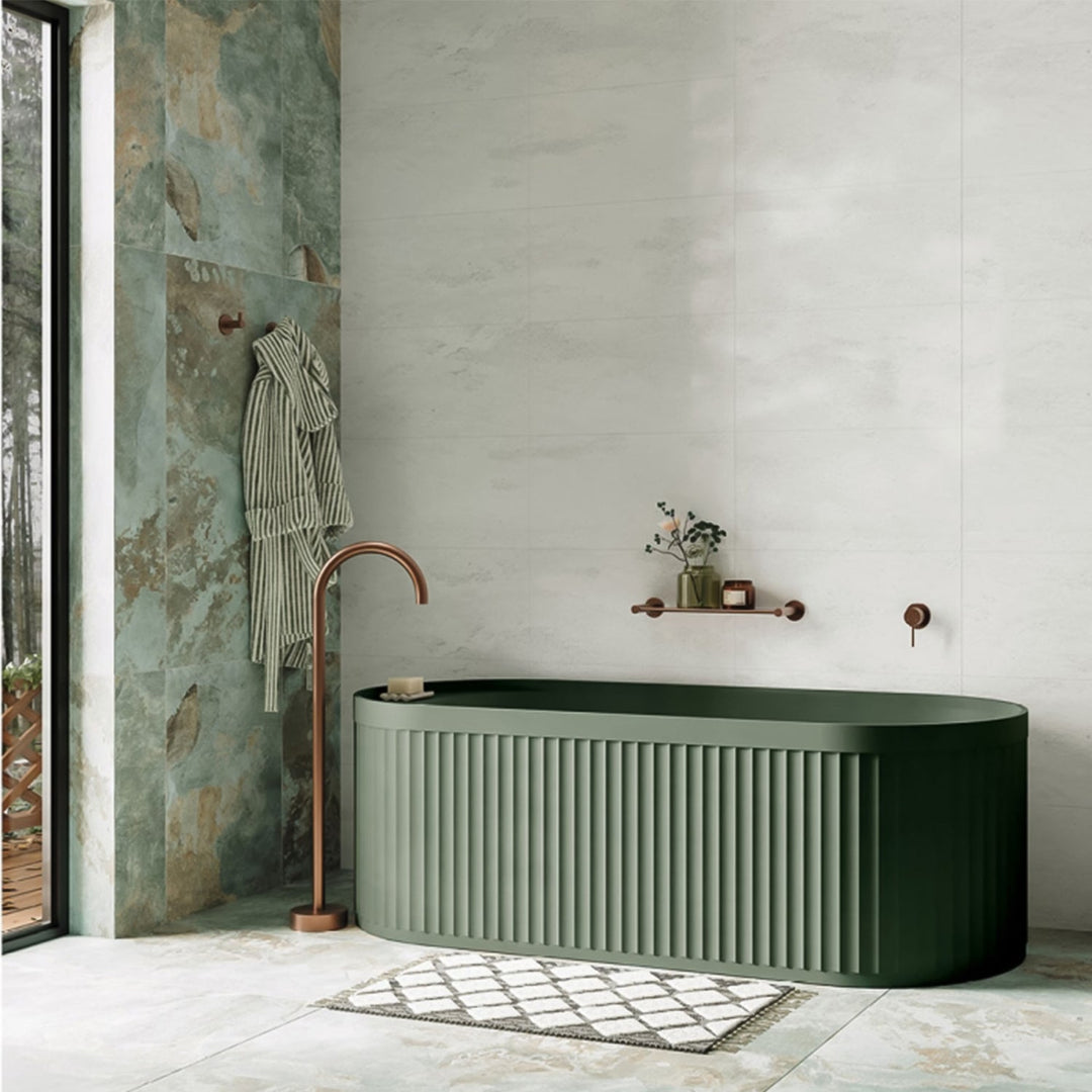 Kaya Floor Mounted Bath Outlet Spout