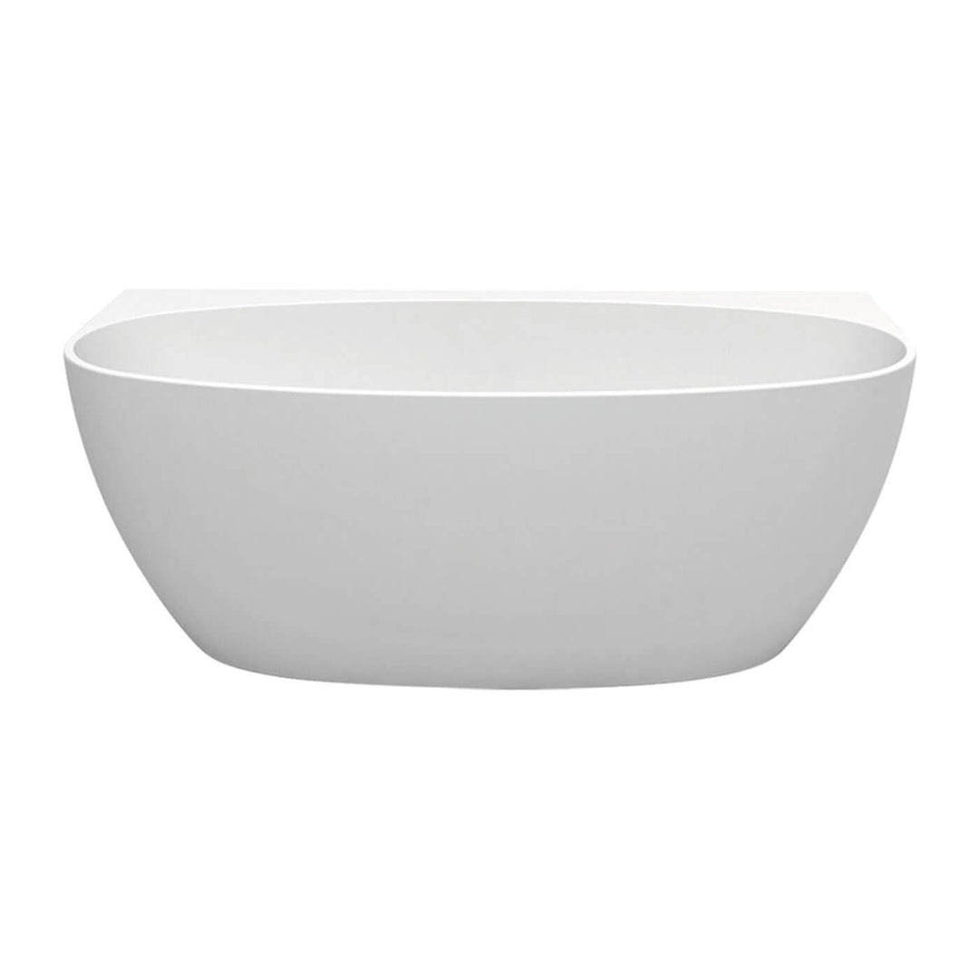 Keeto Back to Wall Bathtub Gloss White