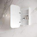 LED Newport Soft Square Shaving Mirror Cabinet 900x450mm