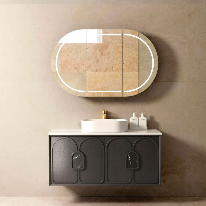 Laguna Black Oak Wall Hung Vanity