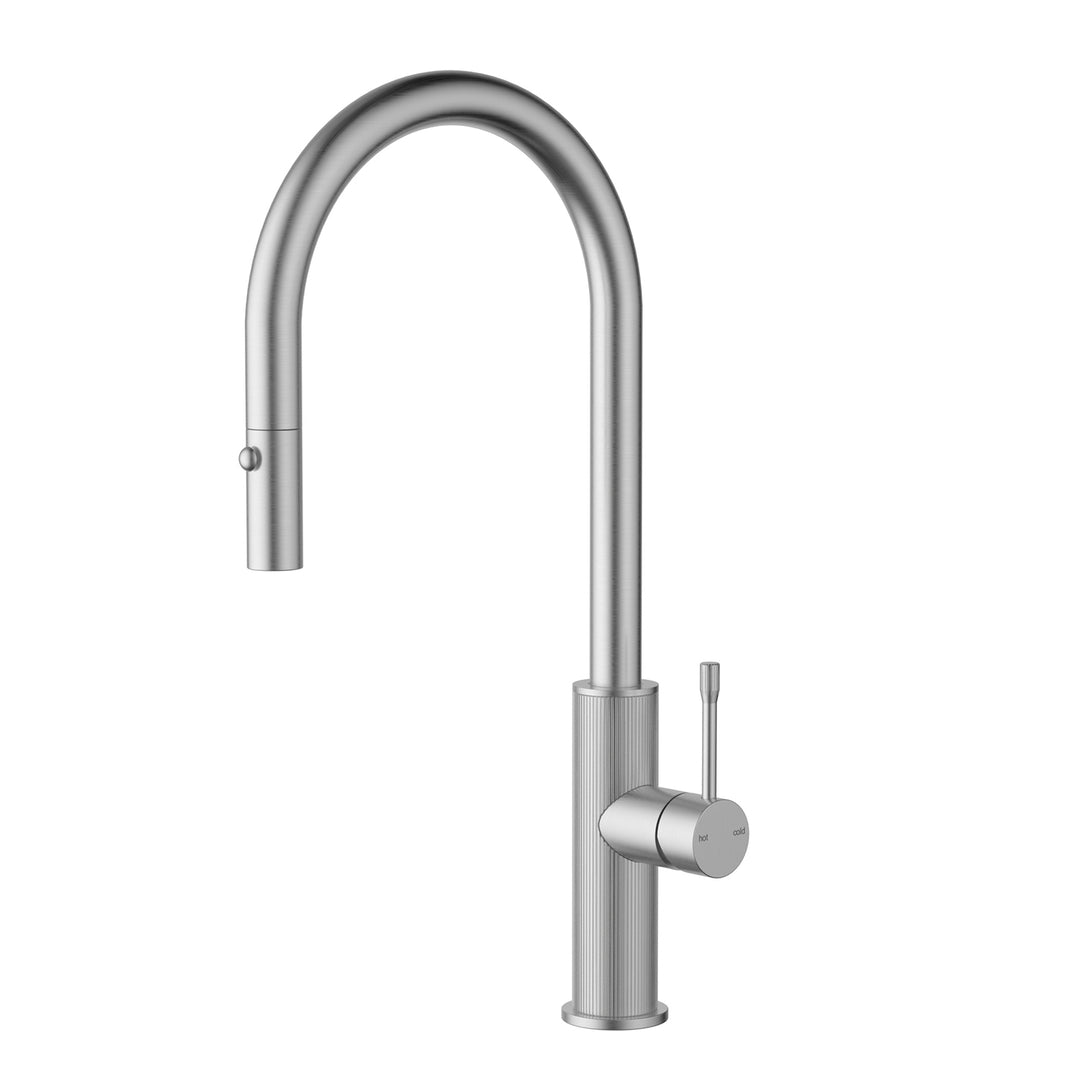Linie Fluted Pull Out Sink Mixer