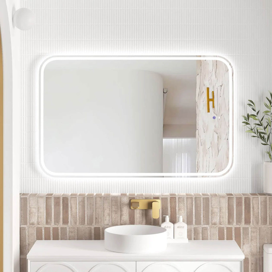 Newport LED Rectangular Bathroom Mirror
