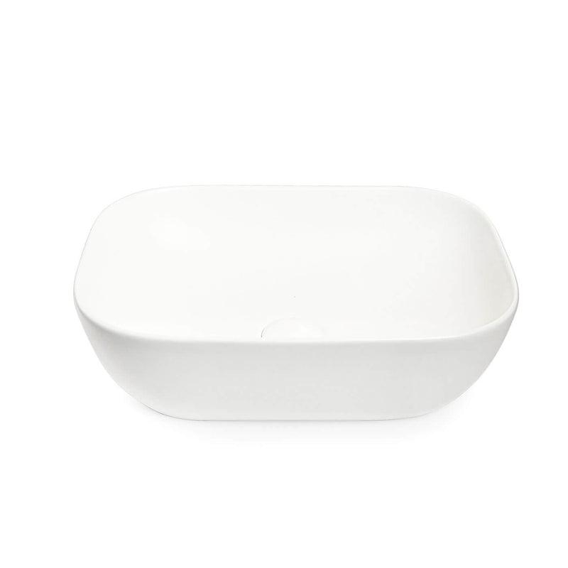 Oslo Above Counter Curved Rectangular Basin 460x320mm
