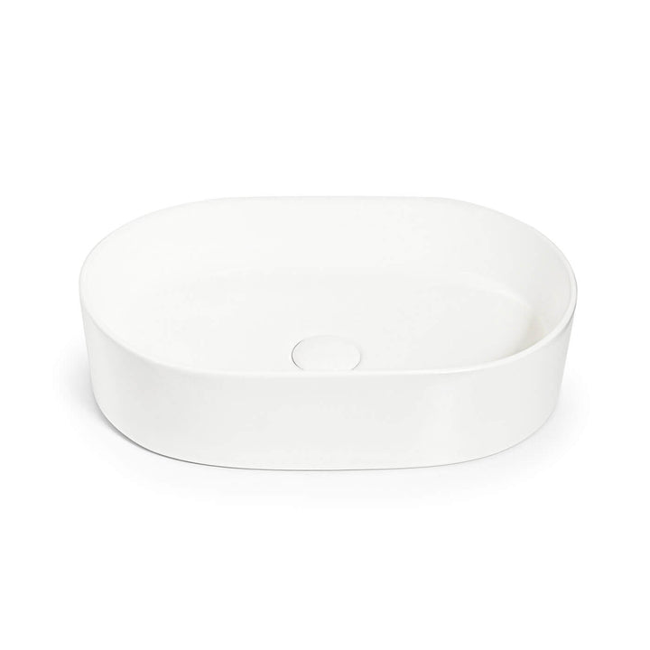 Berlin Pill LUX Oval Above Counter Ceramic Basin 500mm