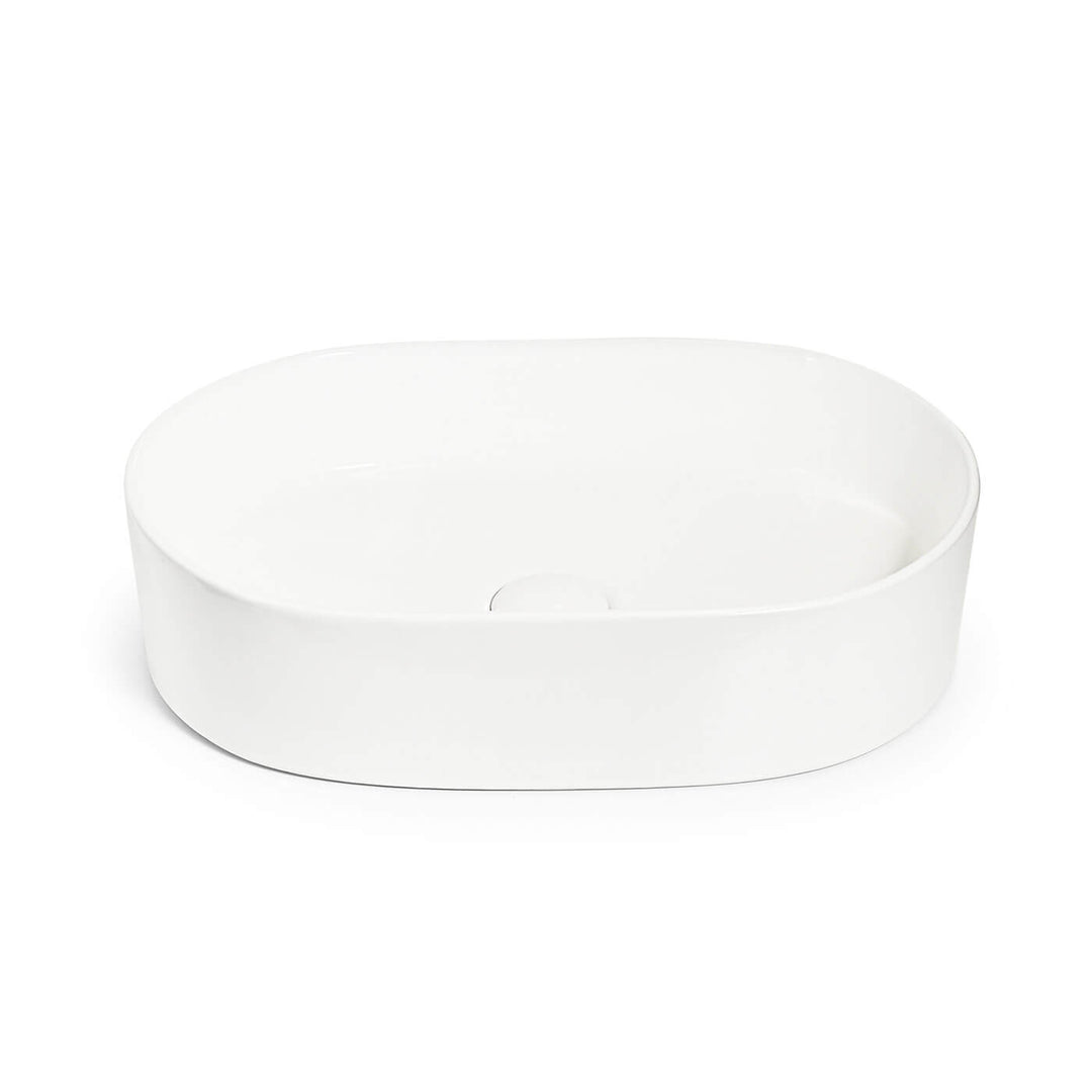 Berlin Pill LUX Oval Above Counter Ceramic Basin 500mm