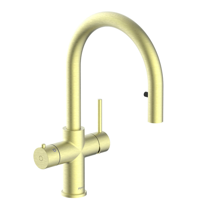 Peppy 4-In-1 Boiling & Ambient Pull Out Sink Mixer