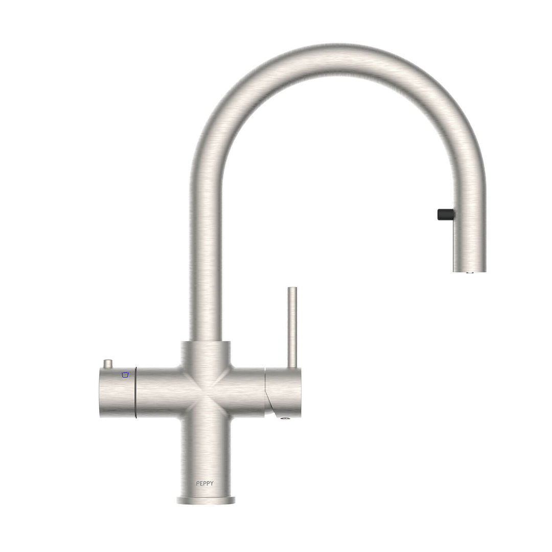 Peppy 4-In-1 Boiling & Ambient Pull Out Sink Mixer