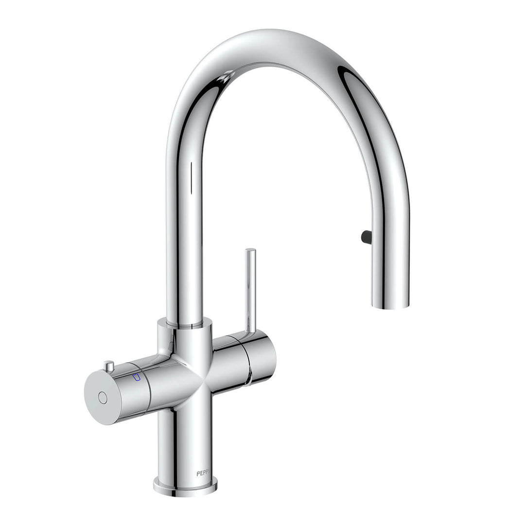 Peppy 4-In-1 Boiling & Ambient Pull Out Sink Mixer