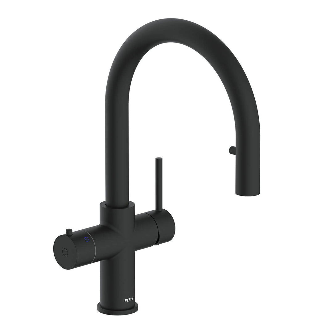 Peppy 4-In-1 Boiling & Ambient Pull Out Sink Mixer