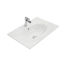 Rotondo Oval Ceramic Benchtop with Taphole (600-1200mm)