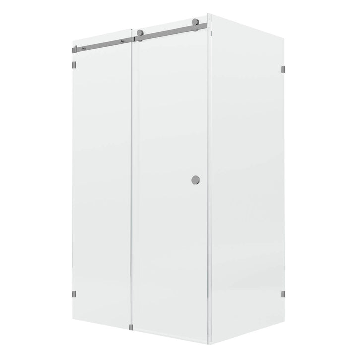 10mm Fully Frameless Sliding Shower Screen Front & 900mm Return