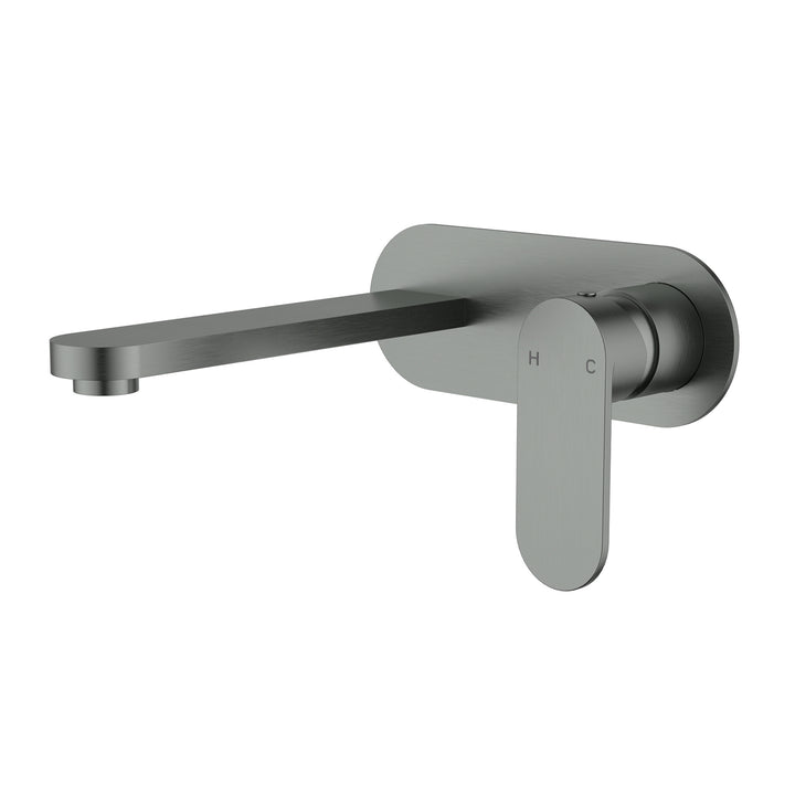 Sora Stainless Steel Wall Mixer Set Single Backplate