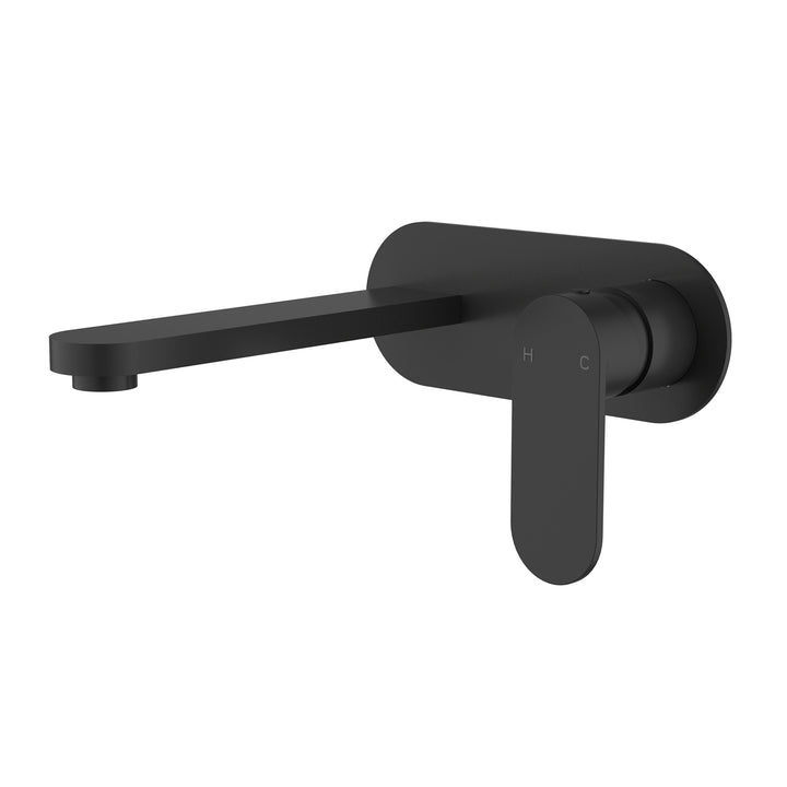 Sora Stainless Steel Wall Mixer Set Single Backplate