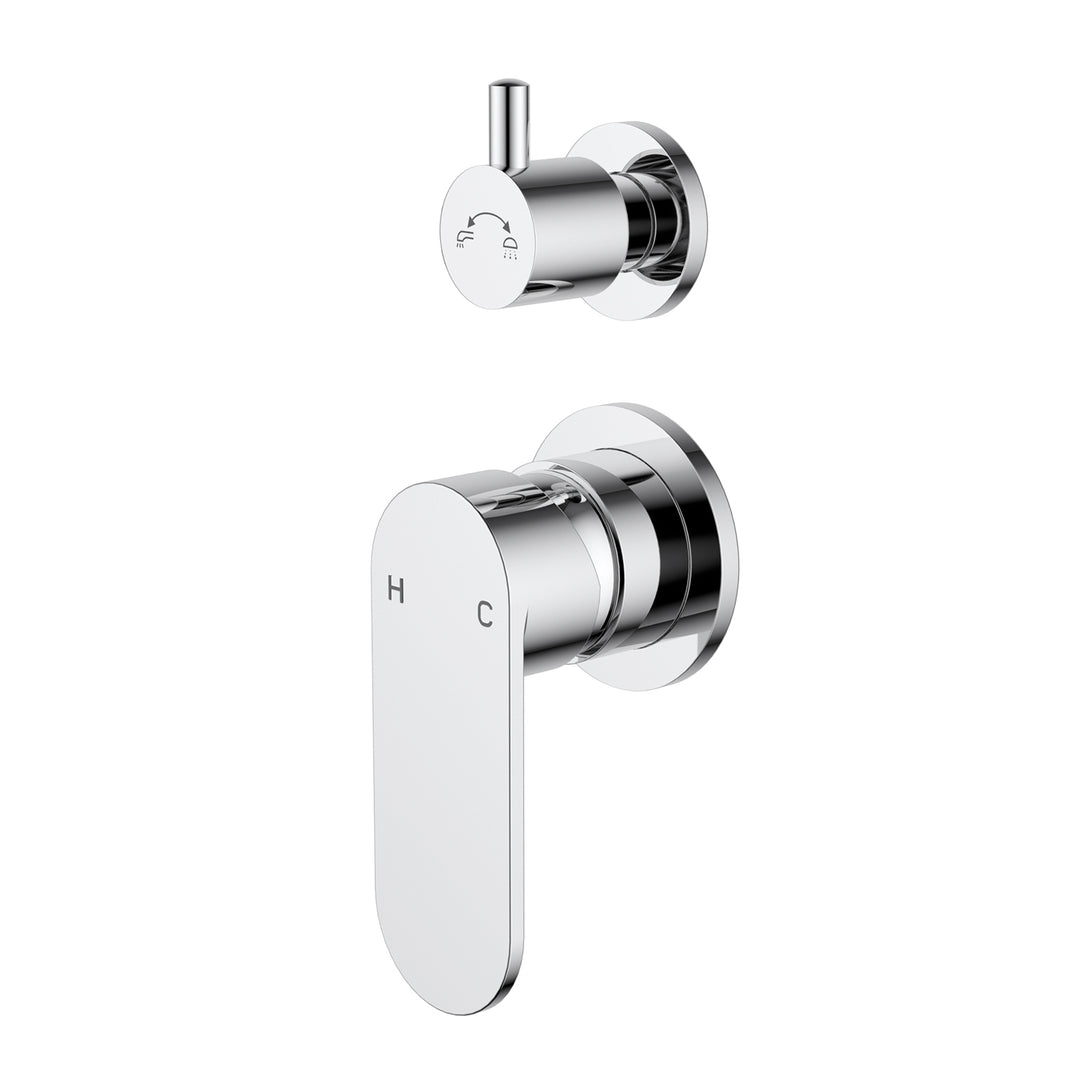 Sora Stainless Steel Diverter Wall Mixer