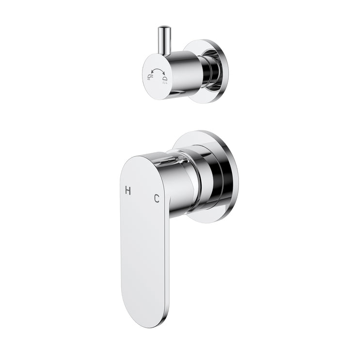 Sora Stainless Steel Diverter Wall Mixer